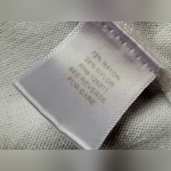 Ronni Nicole White Cardigan with Black Accents - Picture 9 of 12